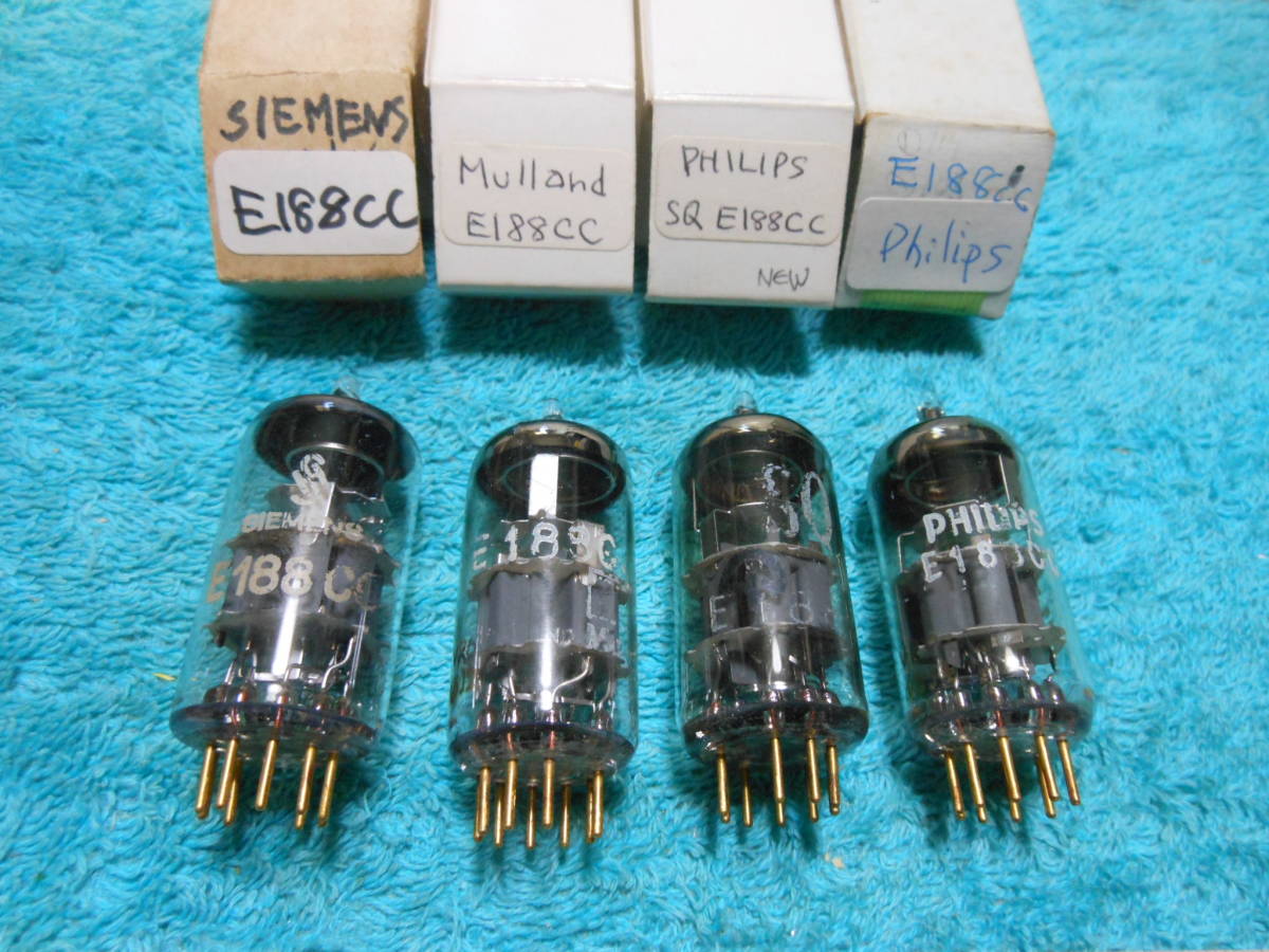 PHILIPS E188CC 真空管 4本セット PHILIPS E188CC 真空管 4本セット