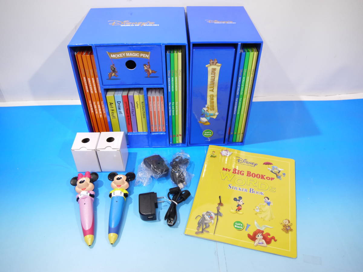 9094T/美品多数☆DWEディズニー英語システム ミッキーマジックペン