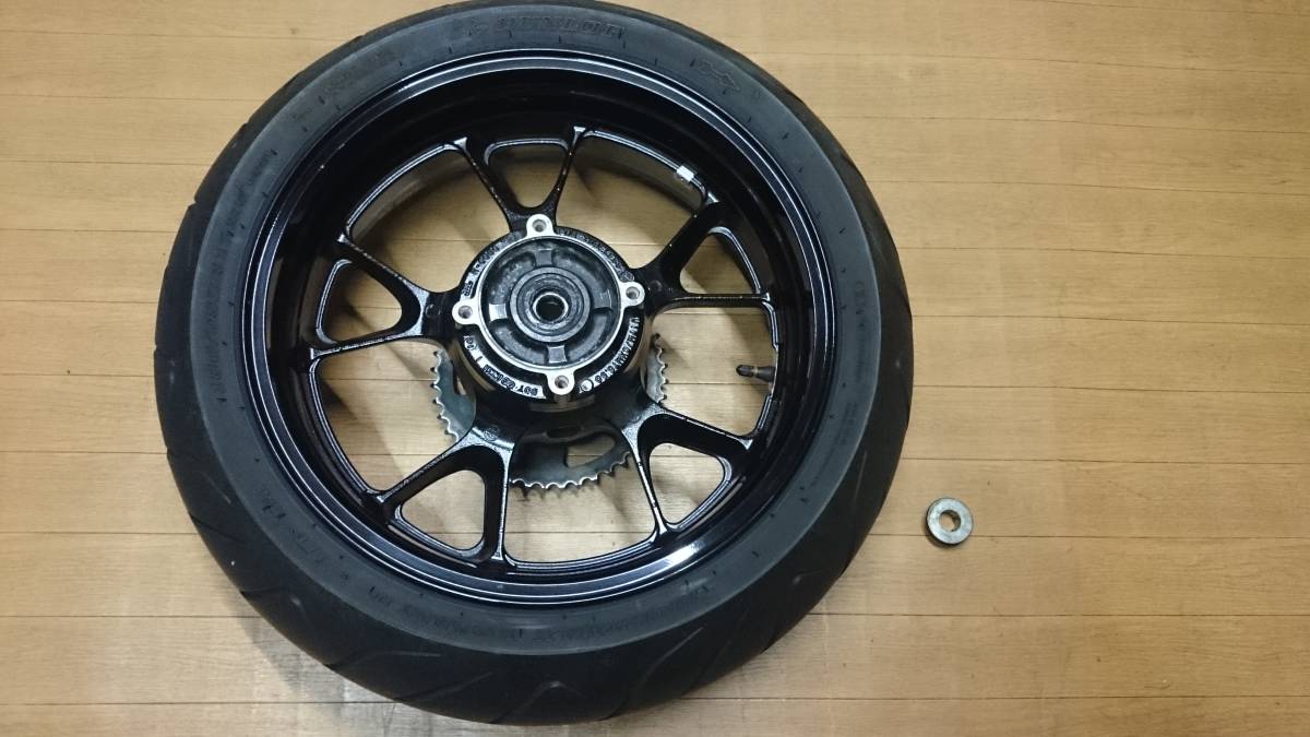 カワサキ ZRX1200 DAEG 純正 ホイール タイヤ リア ダンロップ 