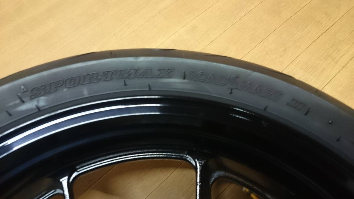 カワサキ ZRX1200 DAEG 純正 ホイール タイヤ リア ダンロップ 