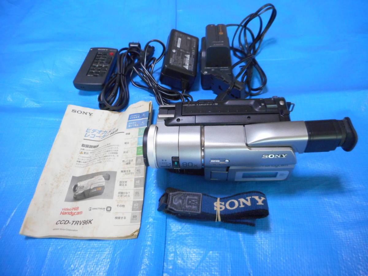 SONY ソニー Hi8 ビデオカメラ ハンディカム CCD-TRV86PK ビデオカメラ