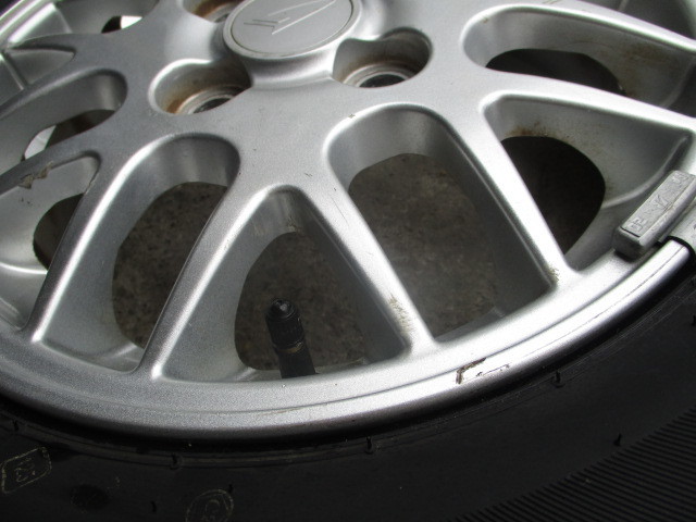 ダイハツ 純正13インチ アルミホイール 4本 タイヤ溝有り 155/65R13 