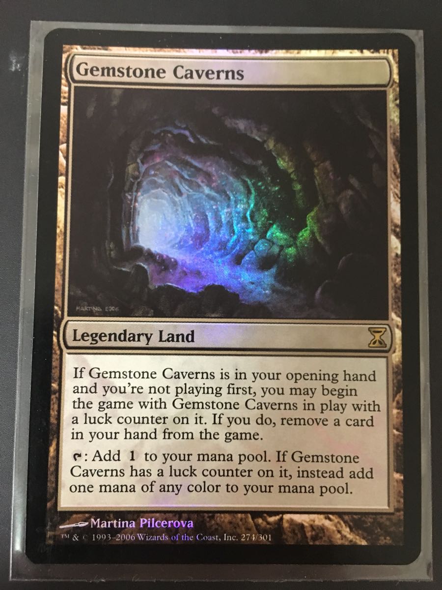 MTG 宝石の洞窟/Gemstone Caverns TSP Foil 英語版 3枚組 Caverns 宝石の