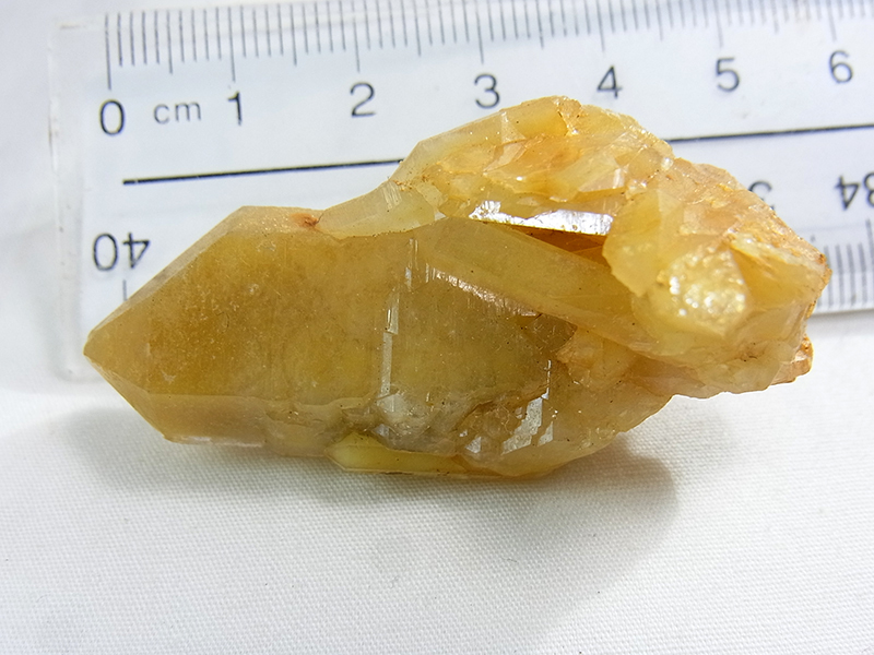レモン水晶 クラスター 国産2016・高品質・DT】天川村産・レモンクォーツ2.5g（奈良県吉野郡天 希少 奈良 国産鉱物 その他