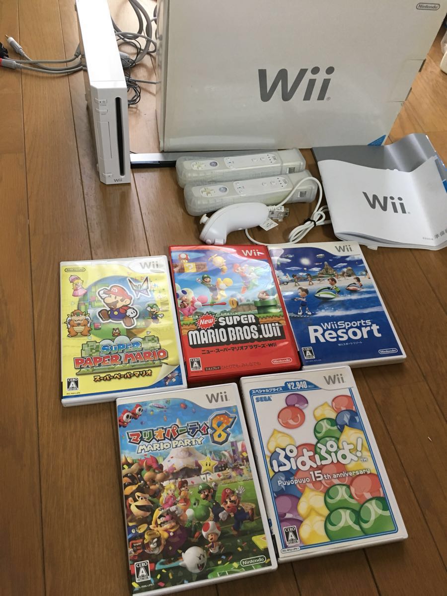 任天堂Nintendo Wii本体一式&ソフト5本セット 任天堂(Nintendo) 【公式