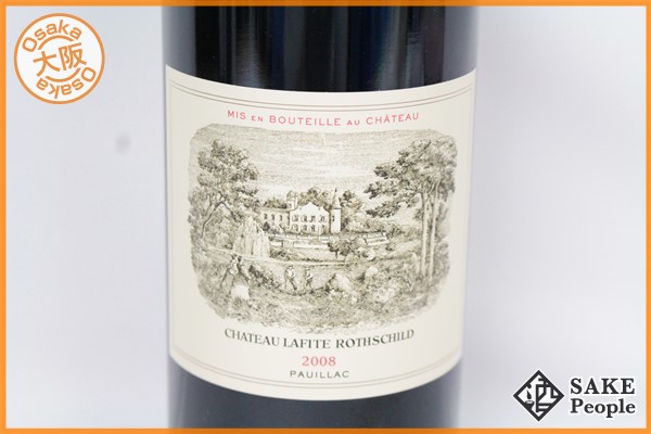 □注目! シャトー ラフィット ロートシルト 2008年 750ml 12.5