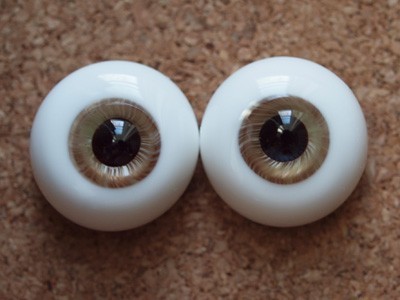 ◆◆グラスアイ　17.5mm　アンバー