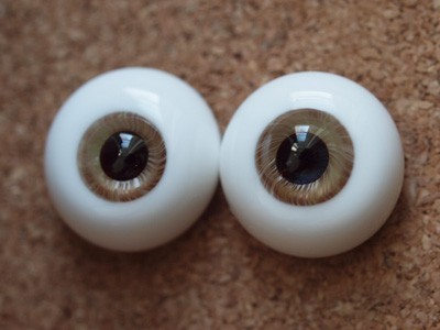 ◆◆グラスアイ　17.5mm　アンバー