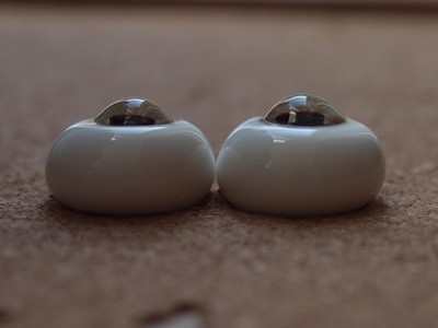 ◆◆グラスアイ　17.5mm　アンバー