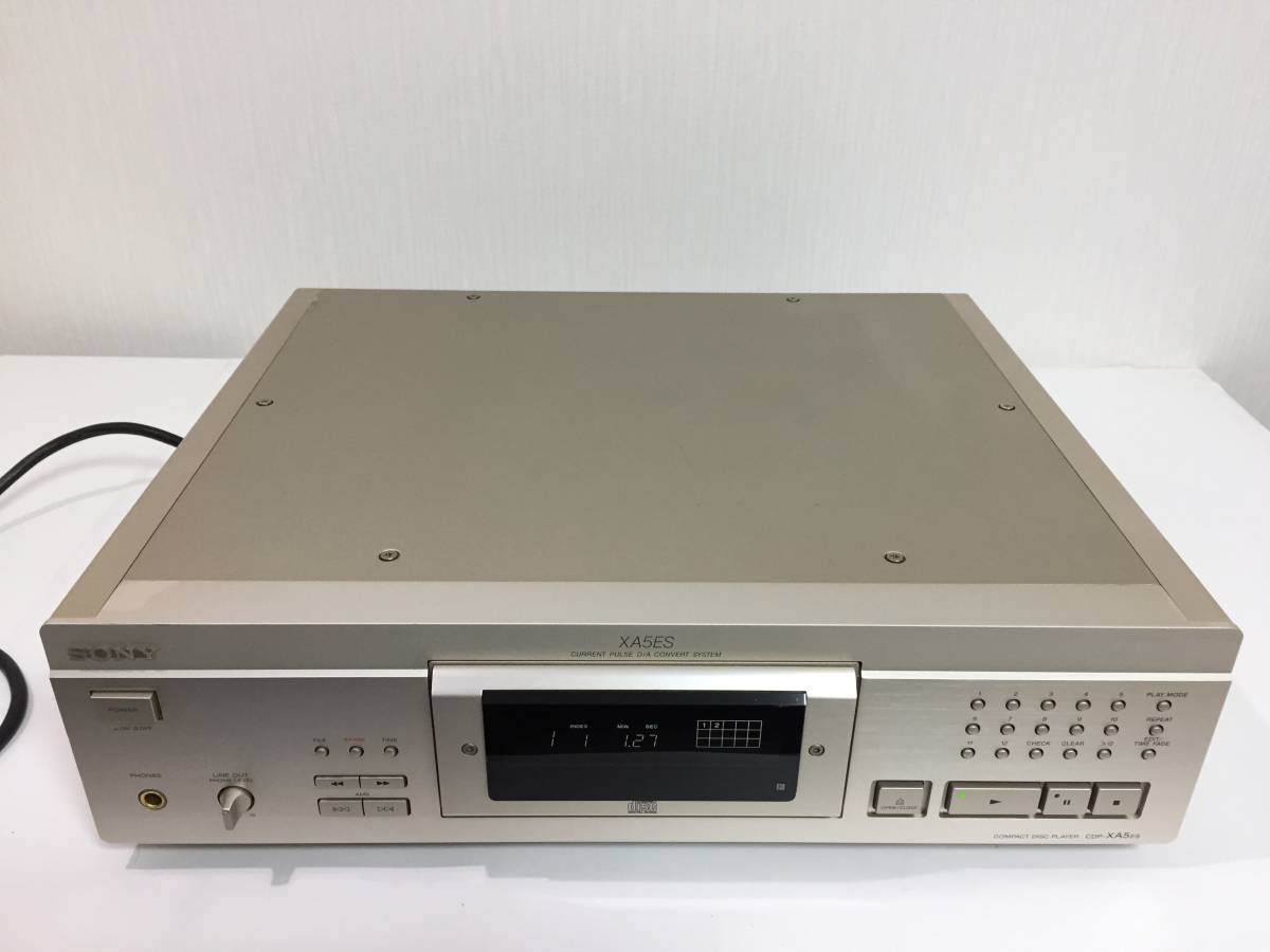 超激得，100%新品 SONY CDプレーヤー CDP-XA5ES 品2968(ソニー)｜売買されたオークション情報、yahooの商品情報をアーカイブ公開 - オークファン ソニー
