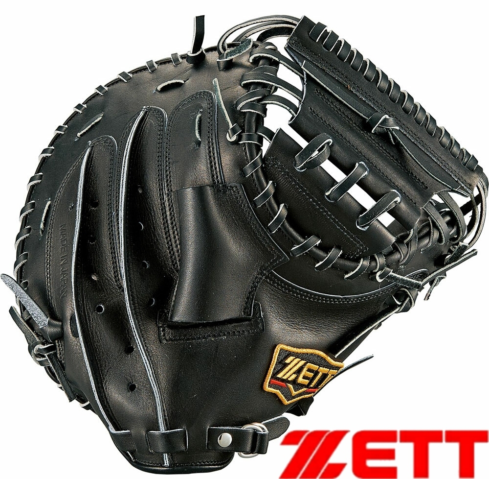 新品ZETT硬式キャッチャーミット BPROCM52 ブラック(1900) 野球グラブ