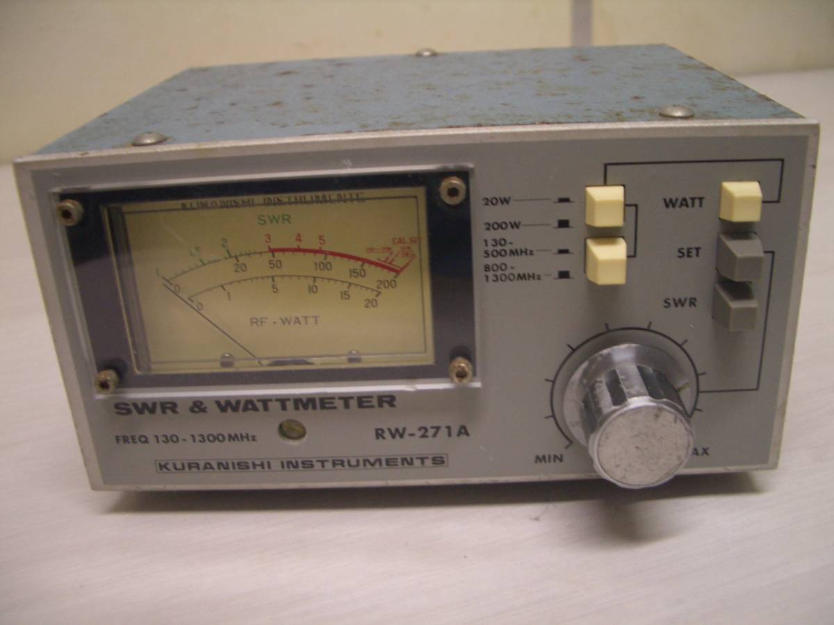クラニシ RW-271M 130～1300MHz SWR＆パワー計 【公式通販】