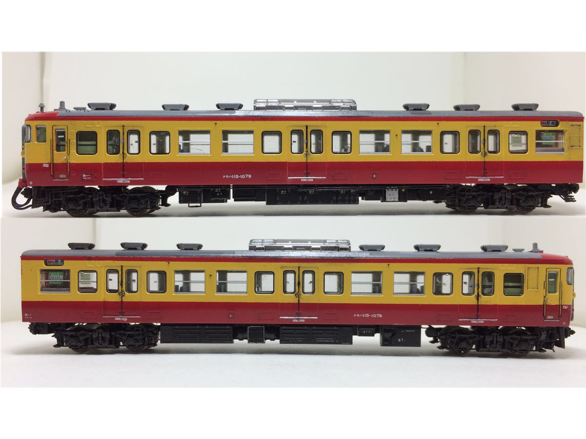 精密加工 ウェザリング TOMIX 92709 115系 懐かしの新潟色 新潟車両