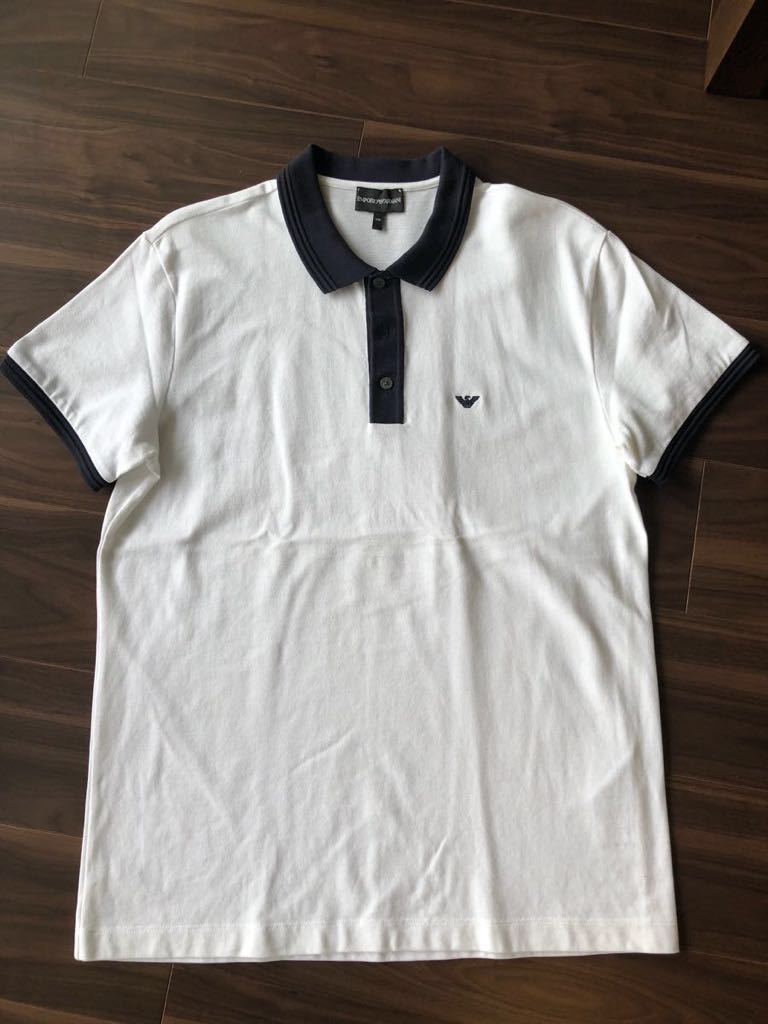 得価，人気セール EMPORIOARMANI アルマーニポロシャツXXL 未着用(半袖シャツ)｜売買されたオークション情報、yahooの商品情報をアーカイブ公開 - オークファン 男性用