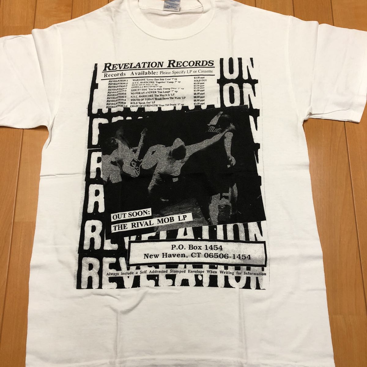 Rival Mob Tシャツ NYHC Bad Brains Cro Mags Black Flag Minor Threat 