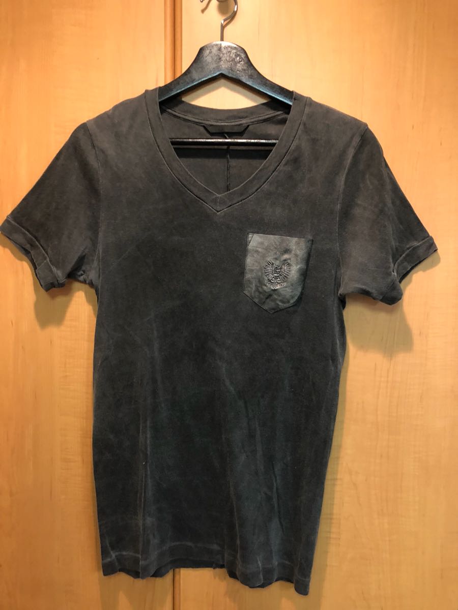 ★SCHORL 5351プールオム レザー ムラ染め Tシャツ カットソー