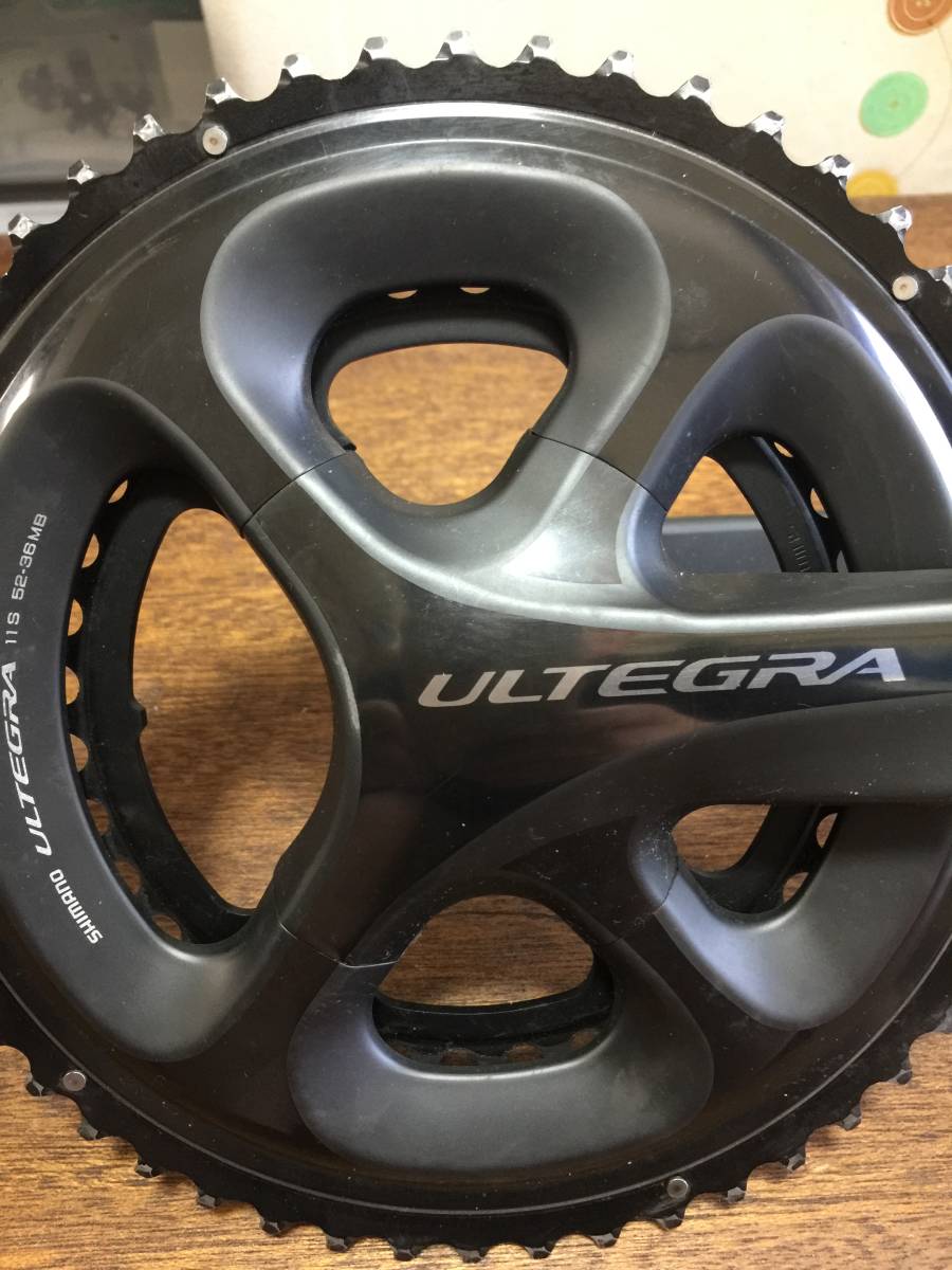 美品】シマノ(SHIMANO) ULTEGRA FC-6800 クランクセット 170㎜ 52