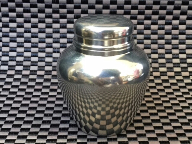 □ 中国美術 貴重※新品未使用保管品・ 乾茂號造 錫茶入れ 本物保証品
