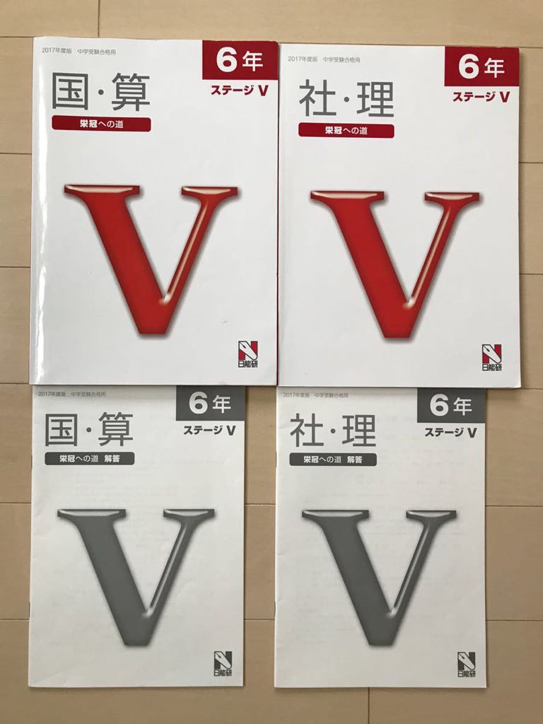 日能研 小6 中学受験用 夏期講習 2024年度版 栄冠への道 中古