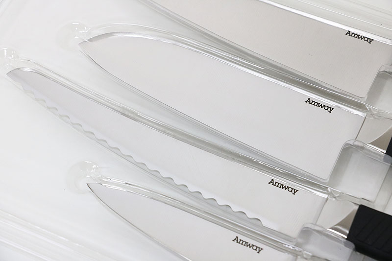 Amway キッチンナイフ アムウェイ 4本セット ＊旧パケ含む Amwayお鍋