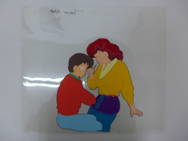 【セル画】めぞん一刻　五代裕作と六本木朱美 軽A2261◇セル画・動画(合成子)付【めぞん一刻】五代 裕作/六本木