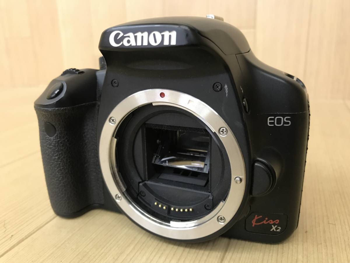 I60906【Canon キヤノン】デジタル一眼レフ カメラ EOS Kiss X2 ボディ◆ジャンク扱い