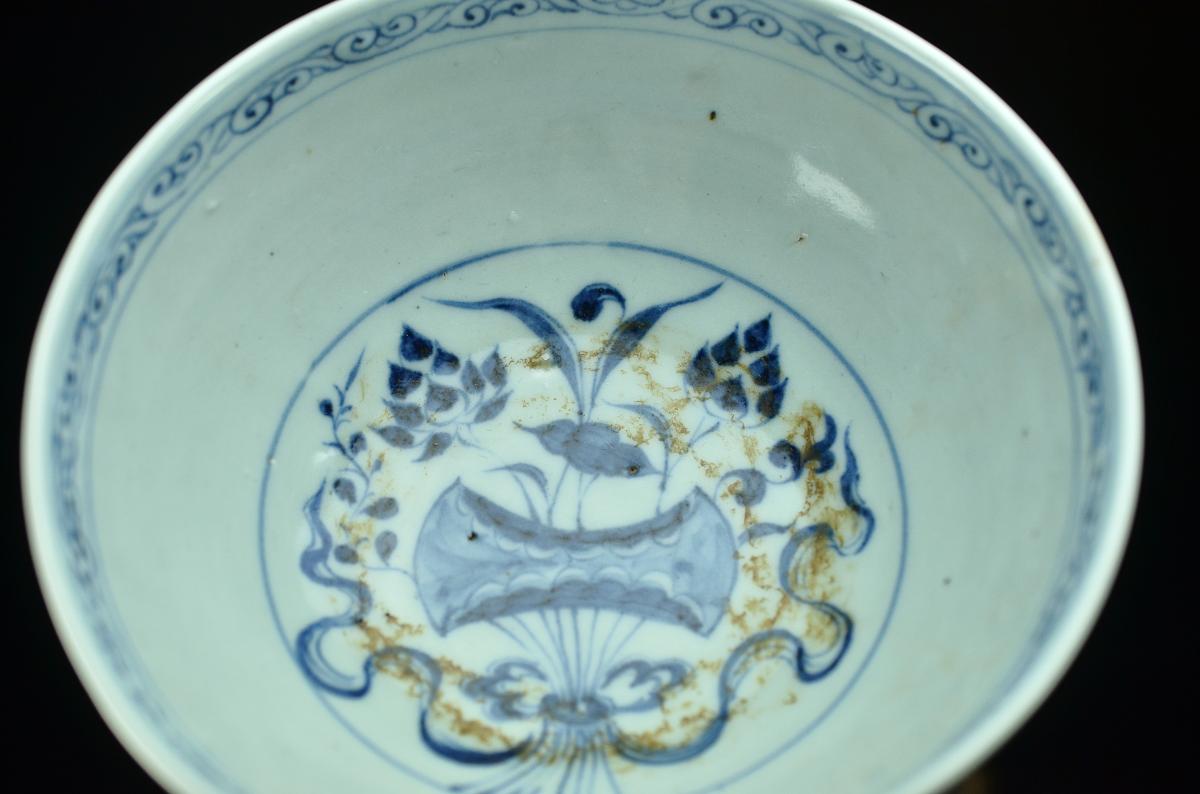 金閣】 煎茶唐物白磁碗錫茶托五件籠旧家蔵出(Y306
