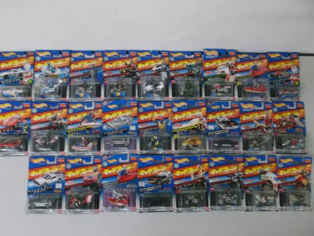 BS下松)【未開封品】Hot Wheels キャラウィール 26点セット キカイダー