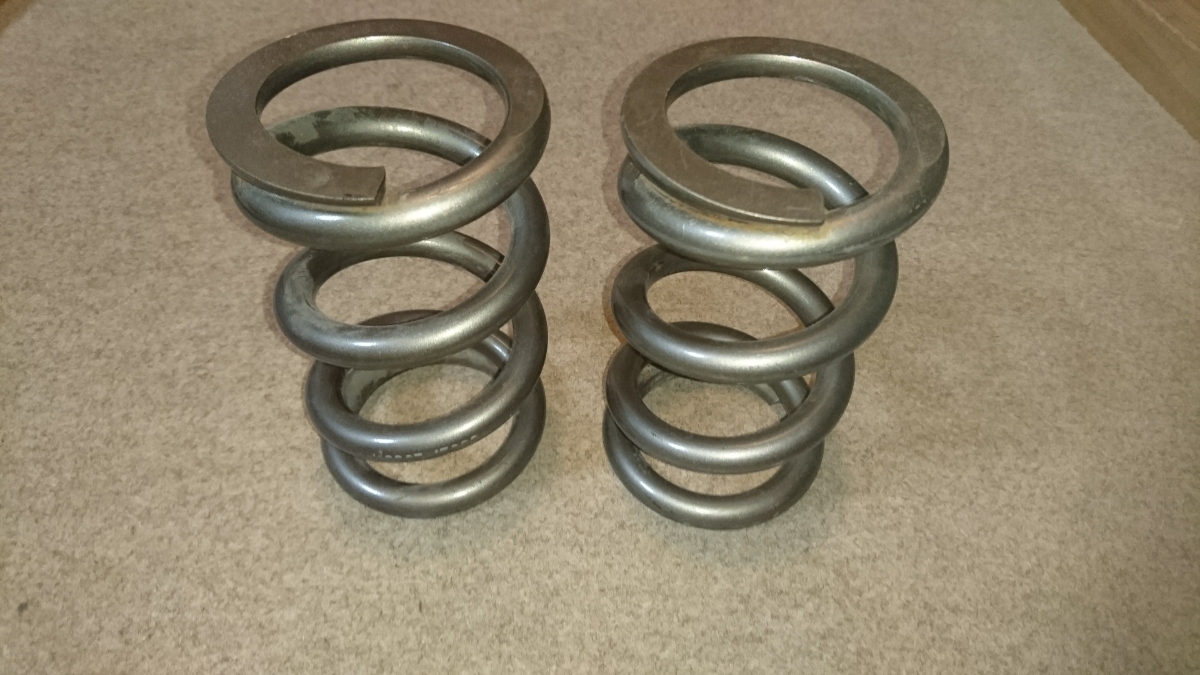 MAQS 直巻きスプリング ID65 150mm 20k (使用距離2ヶ月2000km) パーツ