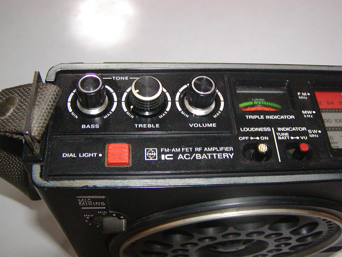 ◇NATIONAL RF-888『初代クーガー』BCL◇受信好調/動作良好/タイマー