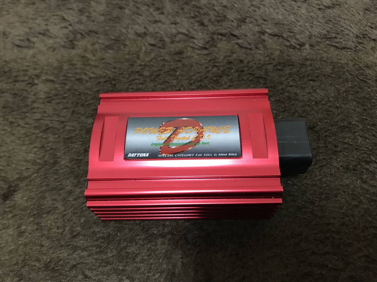 希少 DAYTONA Power Advance 赤箱 CDI レッツ2 zz