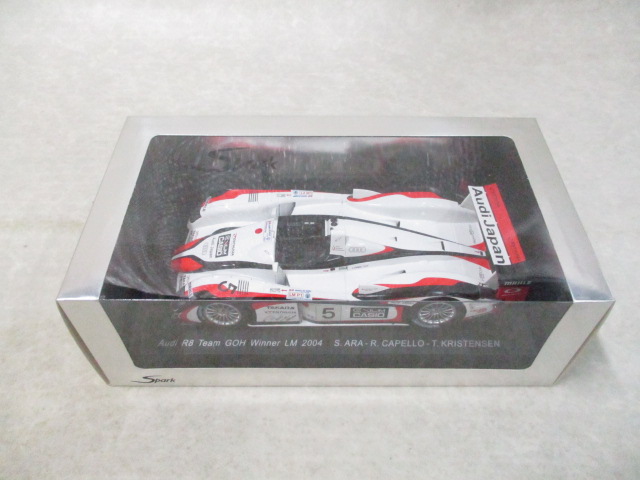 未開封美品】1/18 AudiR8 TeamGoh LM2004 Winner 未開封美品】1/18