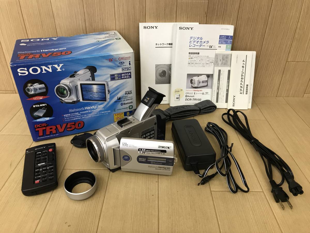 I61305【SONY】mini DV デジタルビデオカメラ Handycam DCR-TRV50