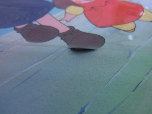 【激レア】母をたずねて三千里　セル画　イラスト　高畑勲　宮崎駿 母をたずねて三千里 版権 イラスト用セル画 背景付 高畑勲 宮崎駿 日本