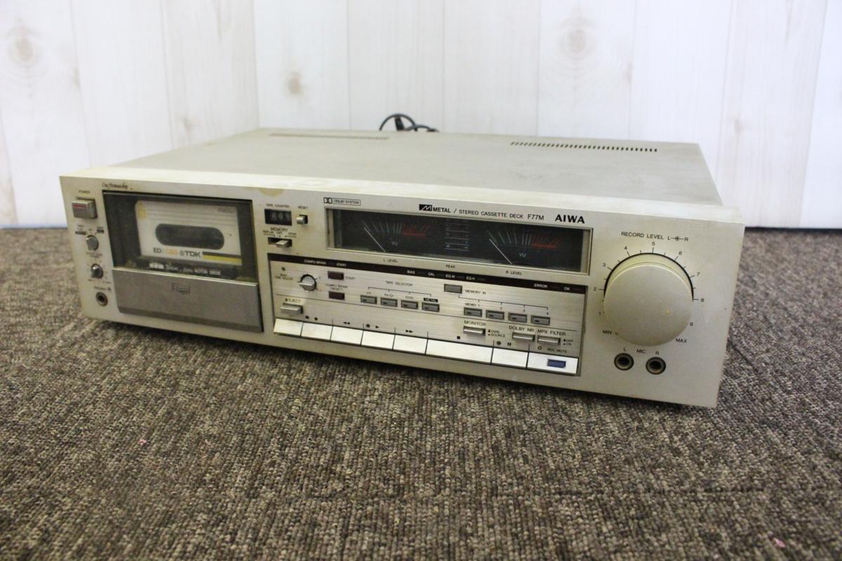 AIWA AD-F70M * アイワ カセットデッキ ジャンク AIWA カセットデッキ