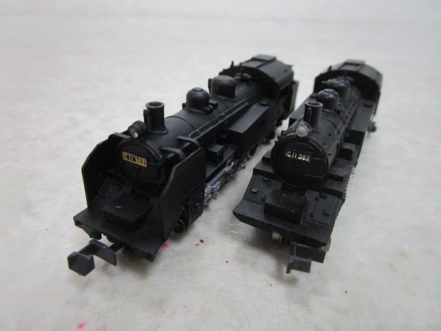 v*2様 HOゲージ　蒸気機関車 C11 箱無 KATO他 Nゲージ C11-362 蒸気機関車 計2両 /除煙板 【公式通販】