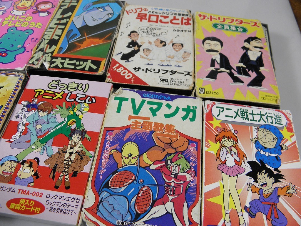 昭和レトロ】 音楽カセットテープ12本セット / テレビアニメ 4