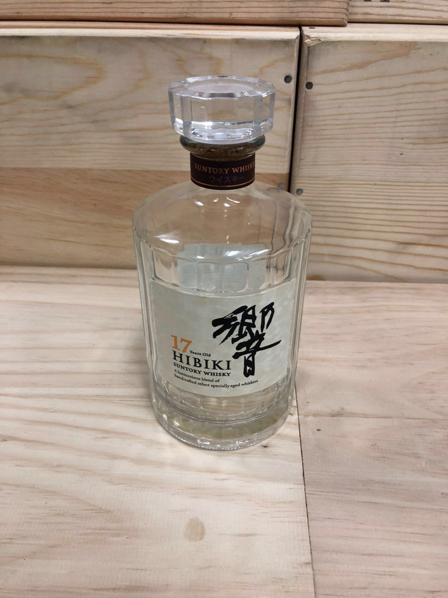 空瓶 サントリー 響17年 響 ウイスキー x サントリーウイスキー 700ml 