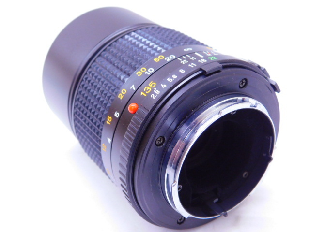 ☆預室341 ミノルタ MINOLTA カメラレンズ 2個まとめて MD 135㎜ 1: