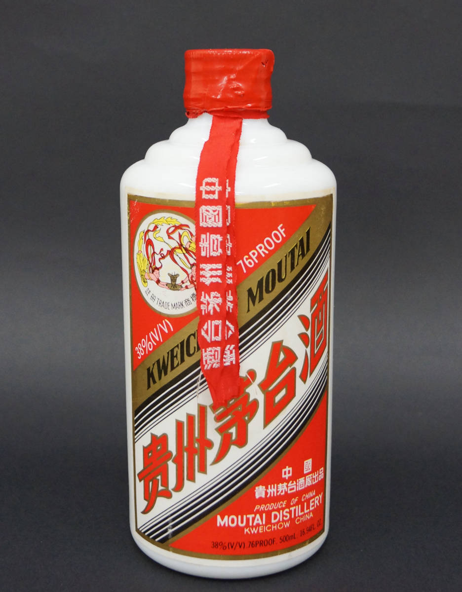 閑寂堂】蔵出時代 古酒 中国酒 天女ラベル 貴州芽台酒 マオタイ 500ml
