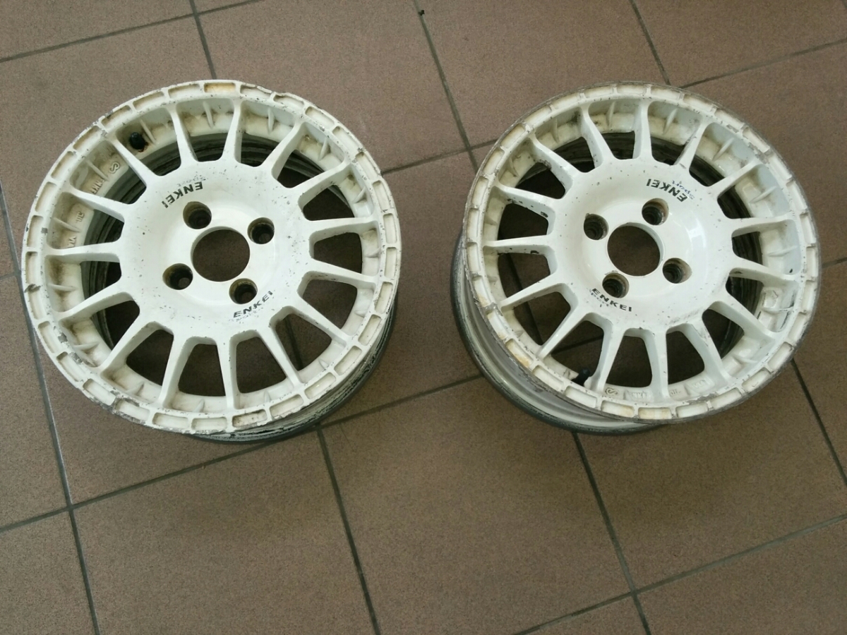 エンケイ　ENKEI RS M 6J 14インチ　PCD100 中古　4本 エンケイ ENKEI RS M 6J 14インチ PCD100 中古 4本 エンケイ ENKEI RS