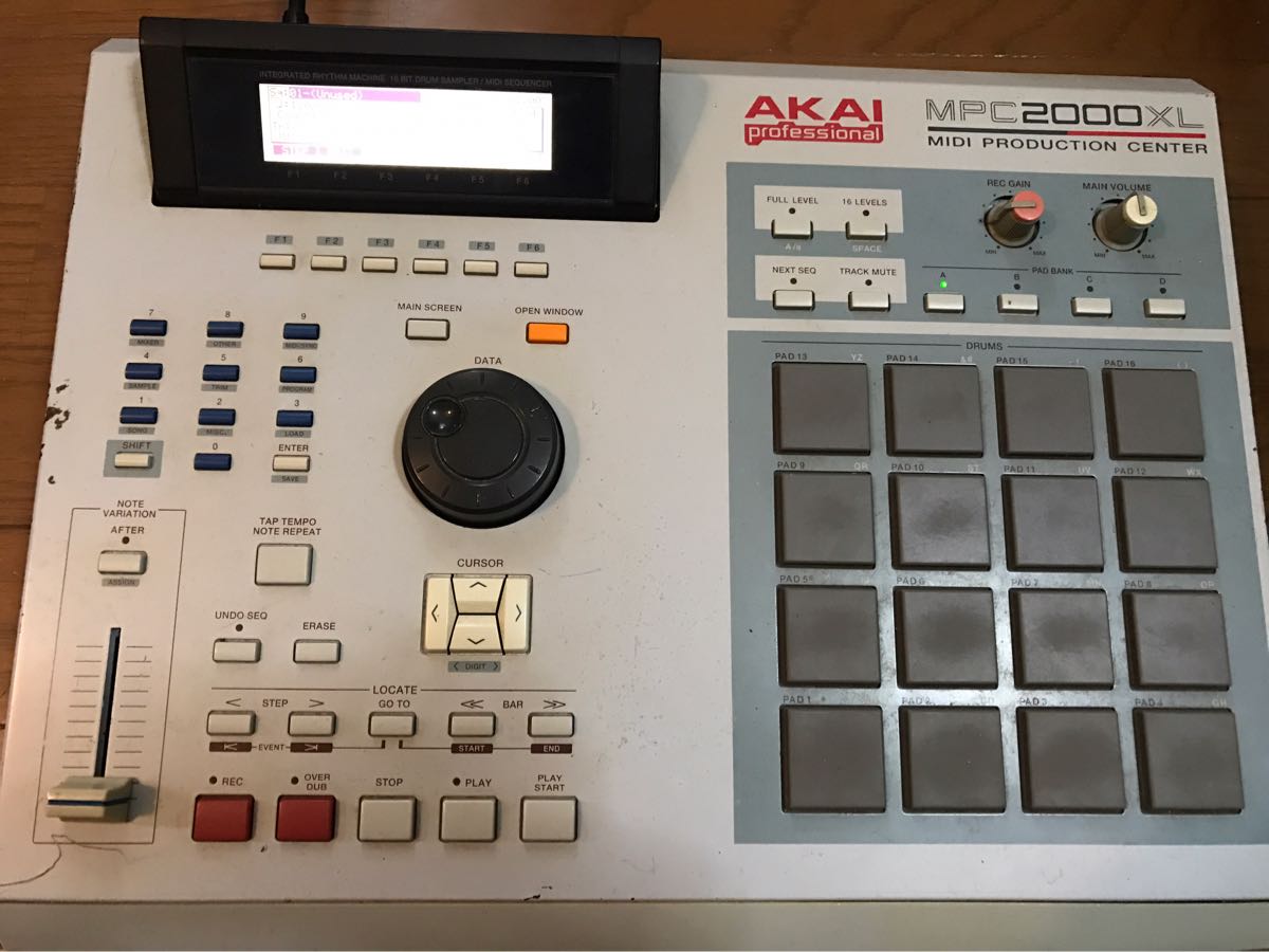 AKAI MPC 2000 XL 完動品 説明書 MOドライブ MOディスク SCSIケーブル 