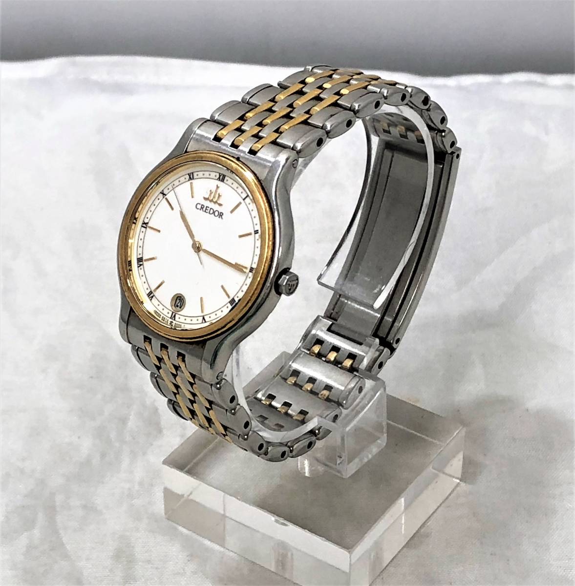 当時物 セイコー腕時計 SEIKO クレドール 9572-6000 18KT、ジャンク