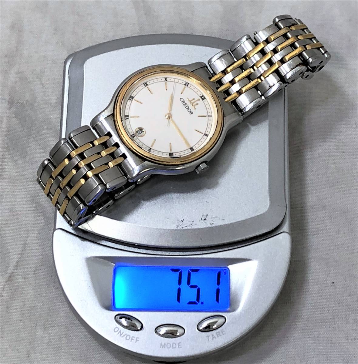 当時物 セイコー腕時計 SEIKO クレドール 9572-6000 18KT、ジャンク