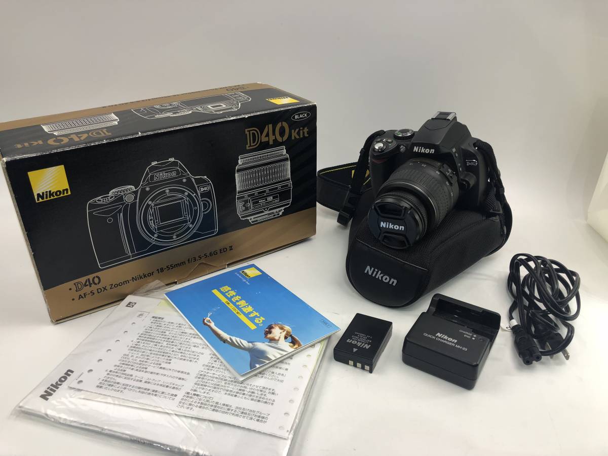 デジタルカメラ 美品 Nikon/ニコン D40 kit デジタル一眼レフカメラ