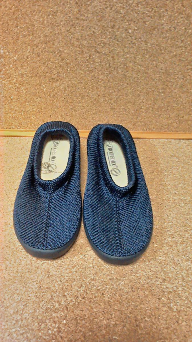 美品　中古品　ARCOPEDICO STEPS NAVY 39 アルコペディコ　ネイビー　ステップス　