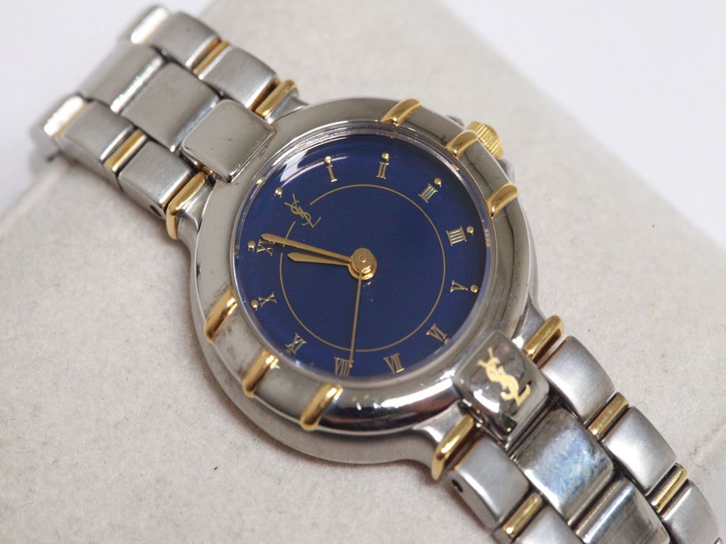 2026年最新】Yves Saint Laurent 文字盤カラー：ブルー レディース
