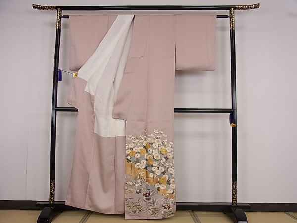 ヤフオク！ベストストア受賞店■平和屋着物■豪華色留袖　駒刺繍　菊鴛鴦文　本金箔　逸品　ca635 ヤフオク！ベストストア受賞店□平和屋着物□極上 作家物 ヤフオク！ベストストア受賞店□平和屋着物□豪華黒留袖 色留袖 ヤフオク！ベストストア受賞店□平和屋着物□豪華色留袖 浜松