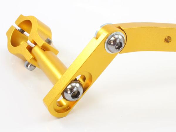 汎用 アルミ ハンドガード ナックルガード 22.2mm ゴールド TTR トリッカー ブロンコ GN127 YB1 SRX SR500 DT セロー WR ランツァ