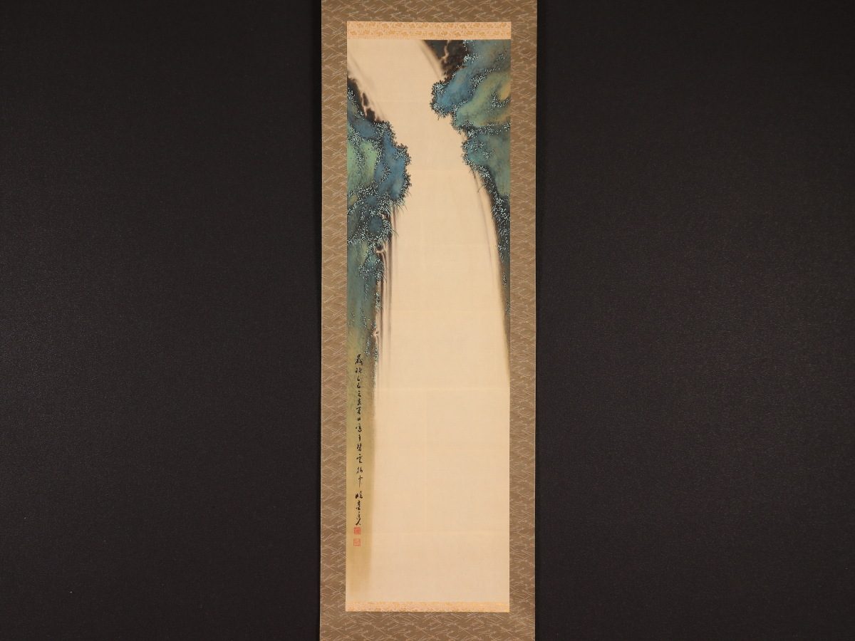 郎世寧 雪景人物図 四尺中堂掛け軸 中国宮廷画 宣紙 書画工芸 - メルカリ
